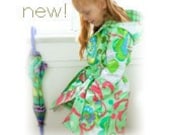 Amy Butler Little Splashes hooded rain coat and runa jacket pattern.