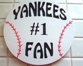 Baseball Fan - No. 1 Yankees Mets Phillies, School Team Plaque, Baseball Team Plaque