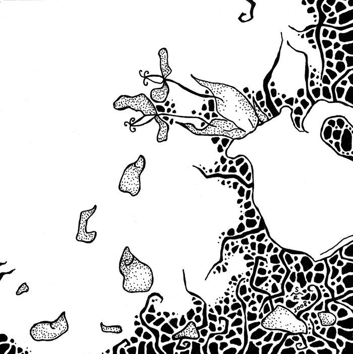 Tulips drawing art - Black and white flowers drawing, wilted flowers, floral illustration 10x8 or A4