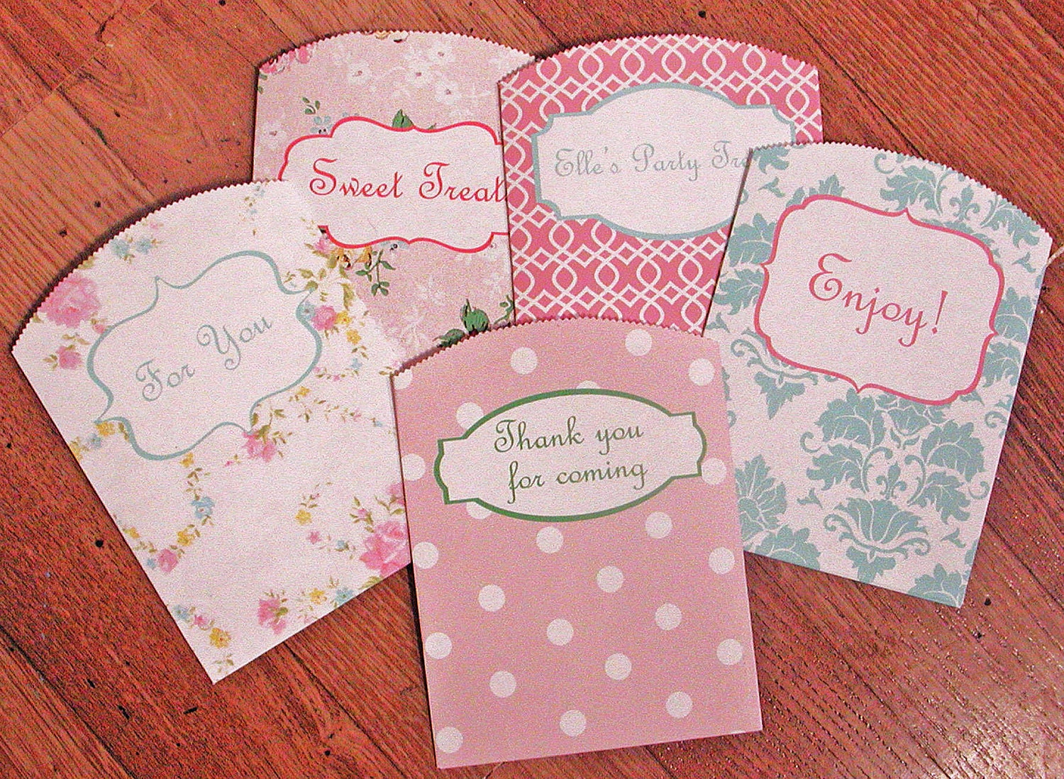Vintage Style Printable Party Treat Bags Il_170x135