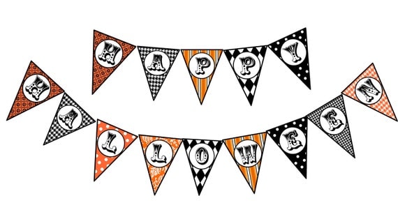 Happy Halloween Printable Banner Il_570xn