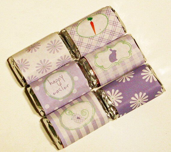 Easter Mini Candy Bar Printable Wrappers Il_570xn