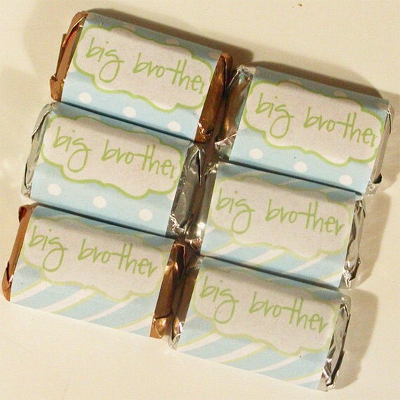 Big Brother Mini Hershey Bar Wrappers Il_570xn
