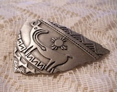 Unique Vintage Brooch with a Western Look By JJ
