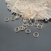 300 pcs Gold Plated Iron Open Jump Rings Medium Jumprings Circle 7x0.7mm T26R07