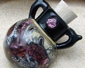 Aromatherapy Bottle Necklace Hand Blown Glass Vessel for Perfume, Scented, or Essential Oils