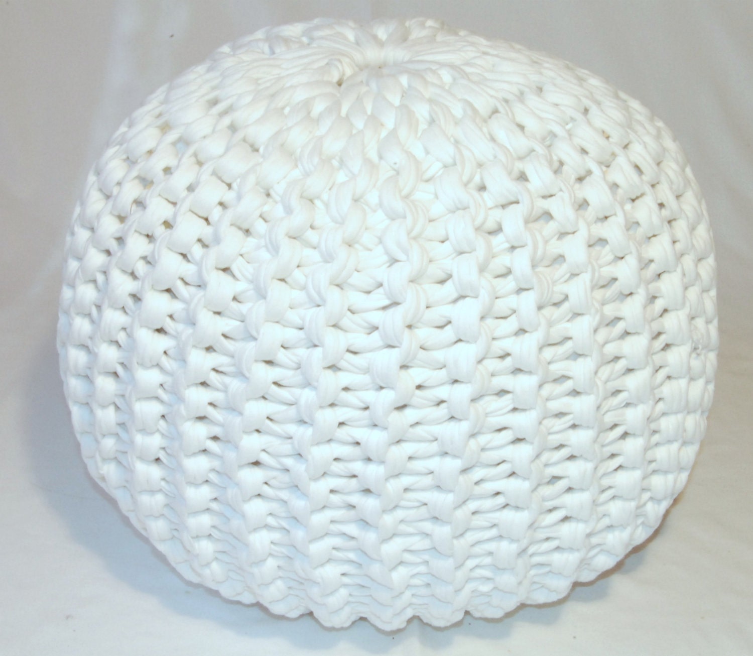 knitted pouf pattern pdf