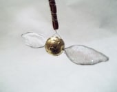 Golden Snitch Bookmark W/ White Glow In the Dark Wings