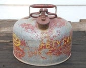 Vintage/Antique Red Eagle Metal Gas Can