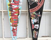 Vintage Plymouth Mass. and Washington D.C. Pennants