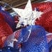 Deco Mesh STARS and STRIPES Patriotic Wreath