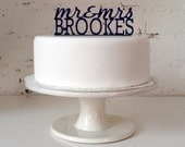Mr & Mrs...' Personalised Cake Topper - The Classic Design