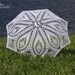 Wedding crochet umbrella 32''. Parasol. Brand-New.