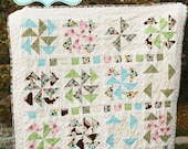 Quilt Pattern PDF modern simple traditional block "Gaggle of Geese"