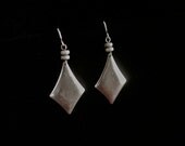 Antique silver brass earrings