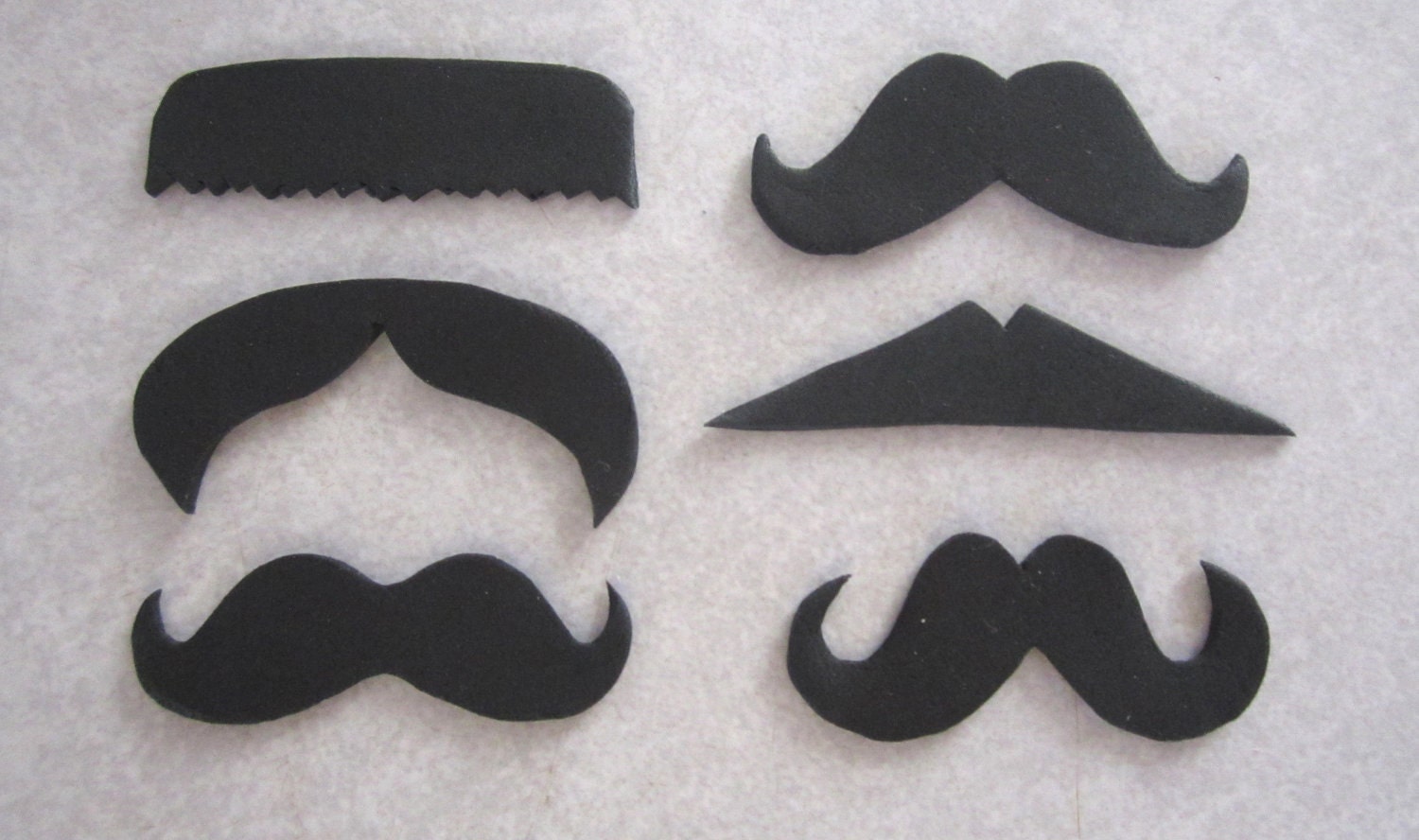 Mustache Cupcake/Cookie Topper Assortment - 1 Dozen MINI Size