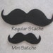 Mustache Cupcake/Cookie Topper Assortment - 1 Dozen MINI Size