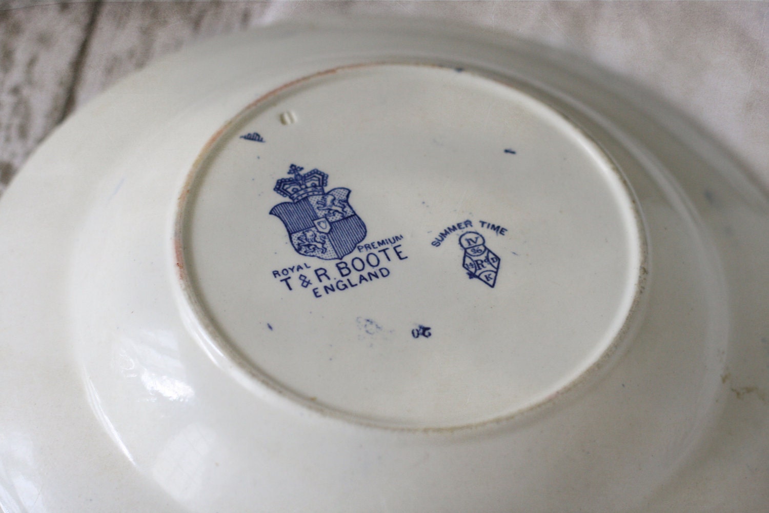 Antique English Transferware Blue Bowls - T & R Boote England - Circa 1890's