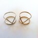 Venus Ring- 14kPink Gold Fill, 14KYellow Gold Fill, or Sterling Silver