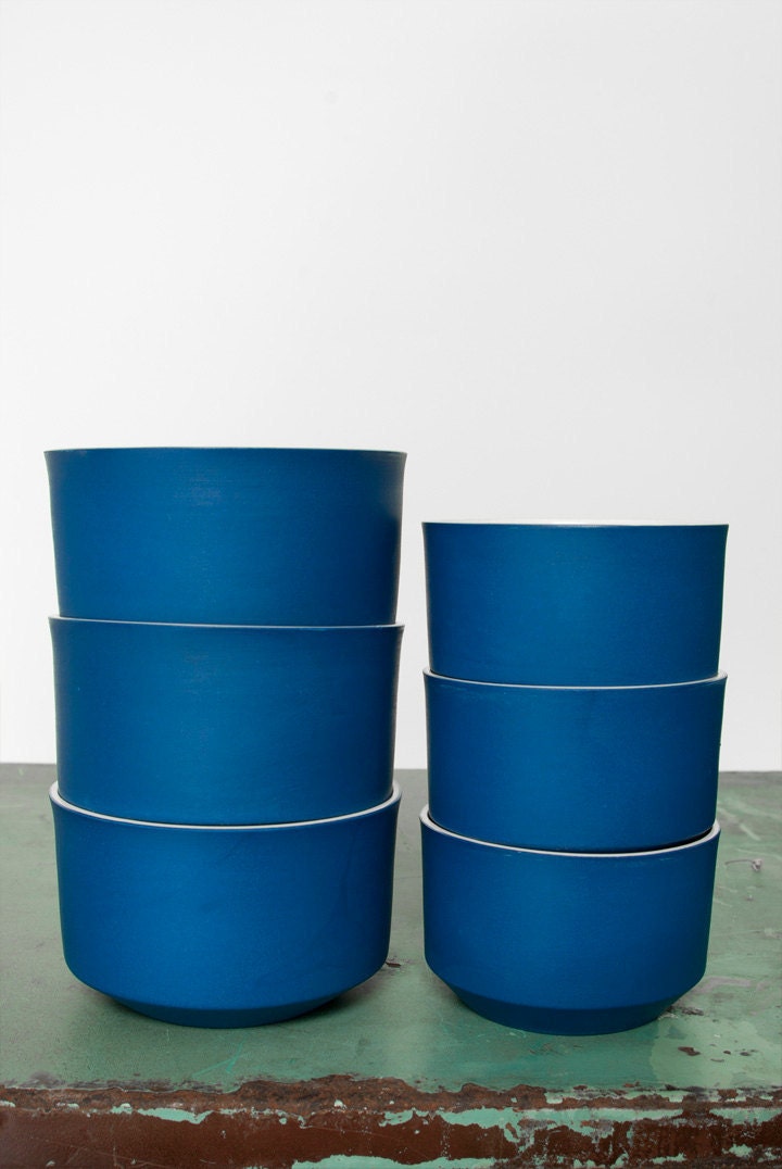 Cobalt Porcelain Nesting Cups