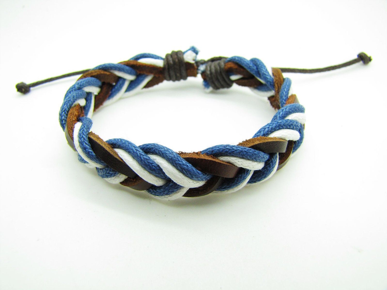 fashion Adjustable leather Cotton Rope Woven Bracelets mens bracelet cool bracelet jewelry bracelet bangle bracelet  cuff bracelet 819S