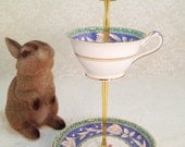 Tidbit Tray Tea Cup Vivacious Veronica