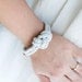 Black Night Nautical Knot Silk Rope Bracelet by pardes israel