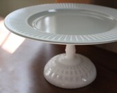 13" Cake Stand Cake Pedestal / Cupcake Stand Pedestal / Dessert Pedestal / Cake Plate Pedestal / Truffle Stand Truffle Pedestal - Sage Green