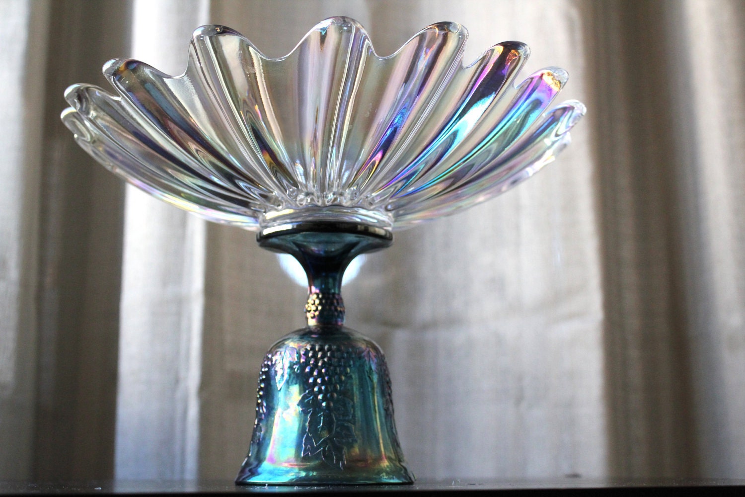 Wedding Centerpiece / Wedding Decoration Decor Crystal Glass Vase / Candy Dish Bowl Candy Buffet Stand / Truffle Dessert Pedestal Cake Stand