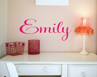 Personalized Childrens Decor ( LARGE SIZE) Name Wall Decal - Custom Monogram Vinyl Wall Art - Name Vinyl Lettering