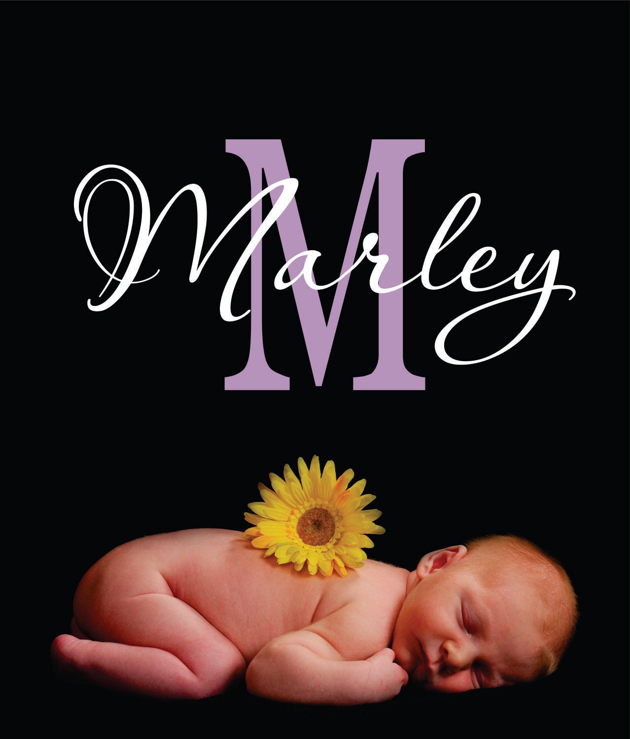 Personalized Baby Girl Name Wall Decal - Baby Nursery Vinyl Wall Decor - Teen Girl Name Decal