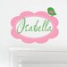 Baby Nursery Decor (LARGE) - Girls Name Wall Decals - Bird Vinyl Wall Decals