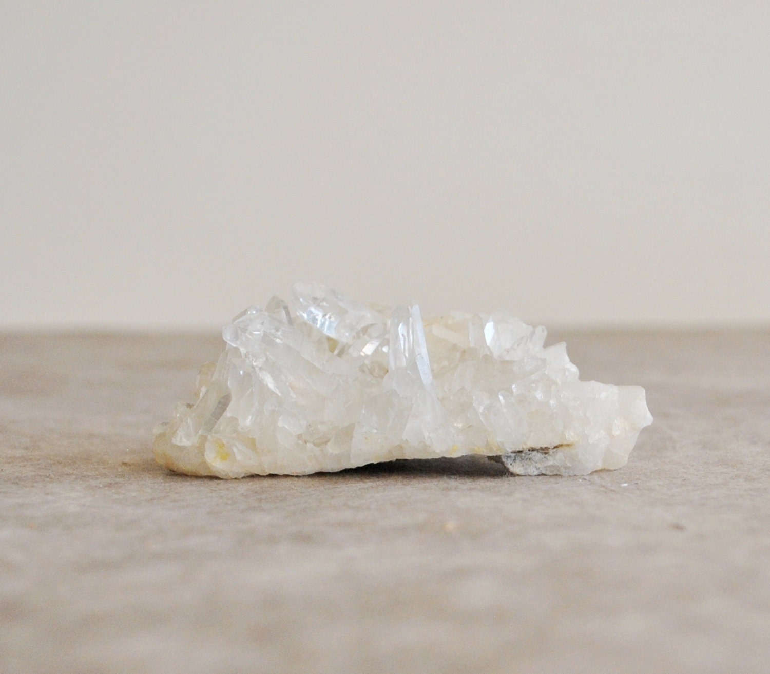 pretty quartz crystal points cluster specimen