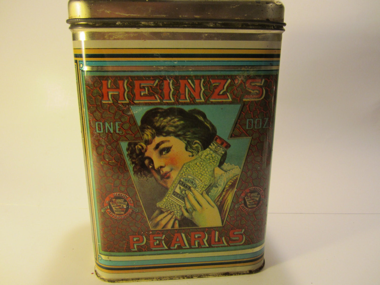 Vintage Heinz Pearls Tin PRICE REDUCED