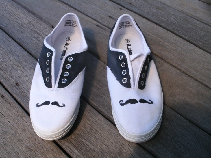 Moustache Shoes