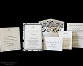 Black, White, Plume Elegance with a little SPARKLE
