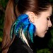 Feather ear cuff - Eclipse
