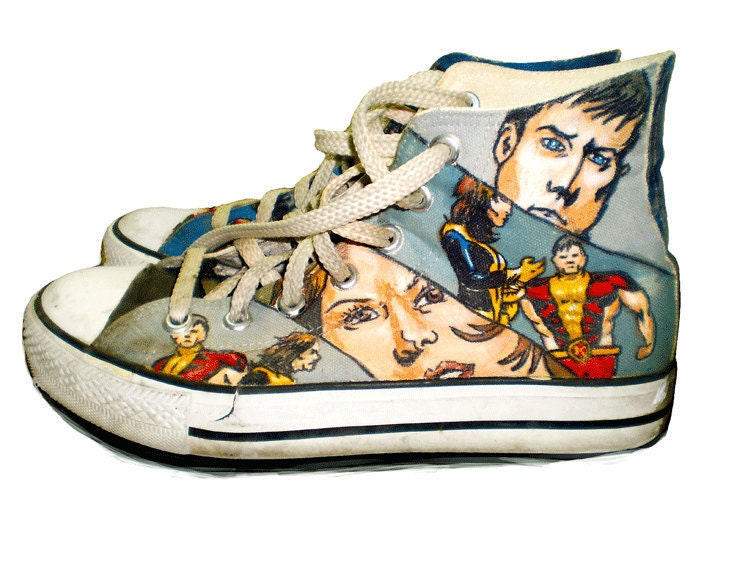 Comic Book Super Hero Sneakers