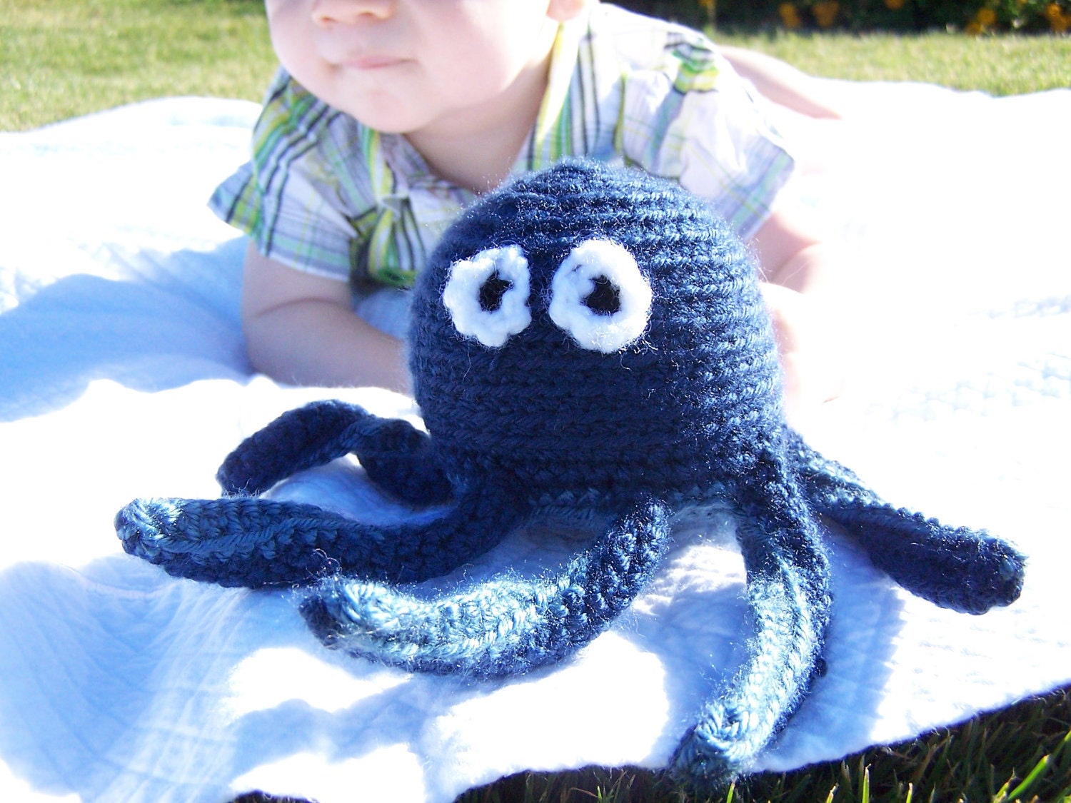 Crochet Octopus - Little Blue Ollie