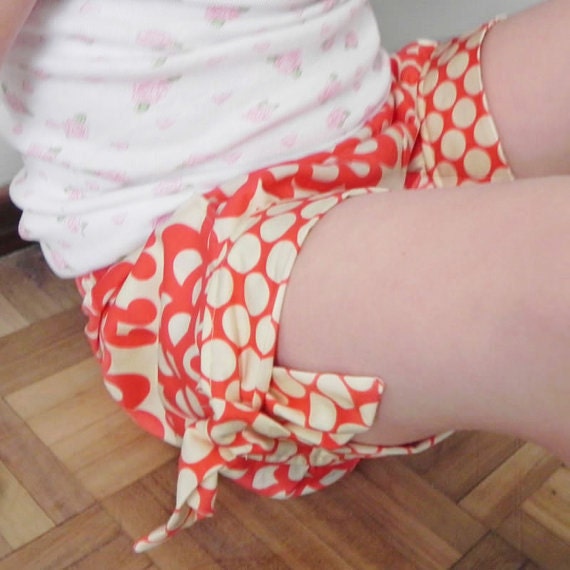 Ceci Shorts for Girls 12M - 8Y - Tie hem - Pleated pockets - Elastic waist - Easy Sew - PDF Pattern and Instruction