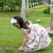 Maia Dress for Girls 12M-8Y PDF Pattern & Instruction-Shirred bodice -Attached underskirt.-Puffy sleeves-Perfect for Christmas