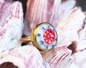 The Explorer Ring - Nautical Ship Wheel
