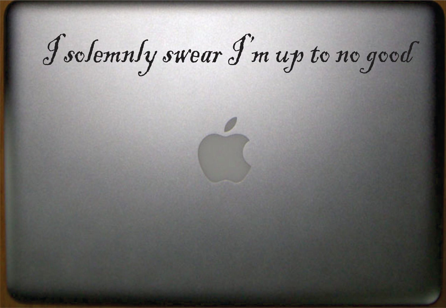 I solemnly swear I'm up to no good for Macbook Pro 13" Vinyl Decal  FREE SHIPPING