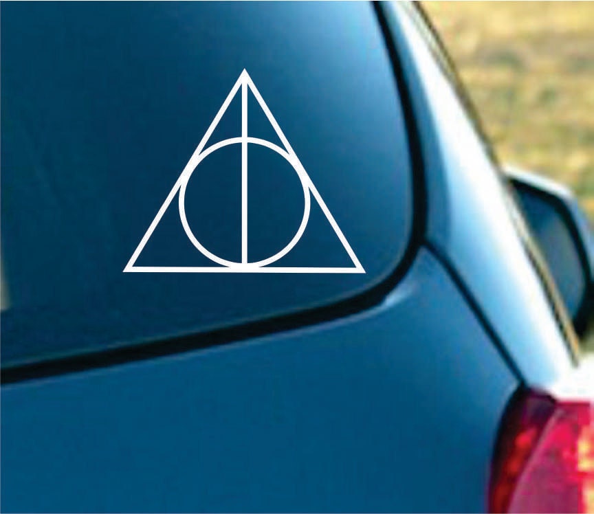 Deathly Hallows Car Vinyl Decal