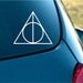 Deathly Hallows Car Vinyl Decal