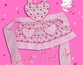 Adorable HEART APRON - PDF Downloadable