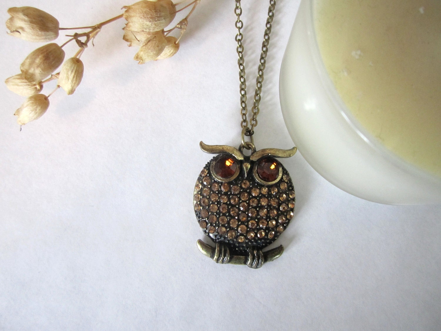 Owl Necklace (Pendant) - 636designs
