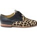 animal print derby shoes - faux leopard skin derby shoes - FREE SHIPPING