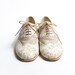 flower pattern and beige oxford shoes - FREE WORLDWIDE SHIPPING