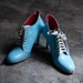 1920's vintage inspired baby blue high heels FREE WORLDWIDE SHIPPING